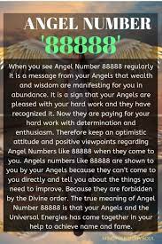 Angel Number 8888 And It S Meaning Mind Your Body Soul Angel Number Meanings Numerology 1515 Angel Number