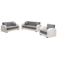 Badewanne duschwand glas 2 teilig. 3 Teiliges Sofa Set Weiss Anthrazit Mit Liegefunktion Online Bei Roller Kaufen