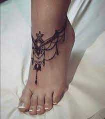 Hairstylism Jewel Tattoo Foot Tattoos Lace Tattoo