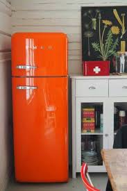 Orange Anybody Retro Fridge Smeg Refrigerator Smeg