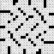 Whether the skill level is as a beginner or something more advanced, they're an ideal way to pass the time when you have nothing else to do like waiting in an airport, sitting in your car or as a means to. La Times Crossword 17 Nov 19 Sunday Laxcrossword Com