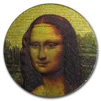 Buy 2018 Palau 3 oz Silver Great Micromosaic Passion (Mona Lisa)