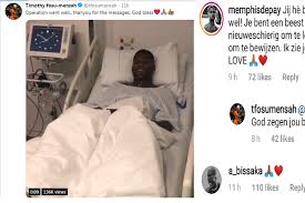 Still learning who i am. Memphis Depay And Manchester United Fans Send Timothy Fosu Mensah Message After Surgery Manchester Evening News