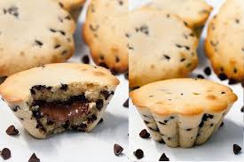 Recette Mandises Muffins Cœur Nutella Une Sorte De Muffin Aux Pepites De Chocolat Et Au Coeur Tendre De Nutella A Nutella Recette Nutella Recettes De Cuisine