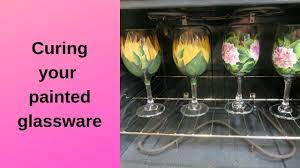How To Cure Your Glass Paint Permanent Glass Paint Aressa 2019 Youtube