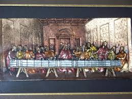 Cina cea de taină este pictura de cele mai mari dimensiuni a lui leonardo şi unica sa frescă care încă se mai păstrează. Tablou Tridimensional Cina Cea De Taina 60 44 Cm Ant