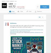 With capital.com's uber stock chart you can not only quickly view the current uber stock price, but also trace the company's shares value in historic terms. How To Buy Uber Stock Now 3 Step Guide To Pay 0 Fees