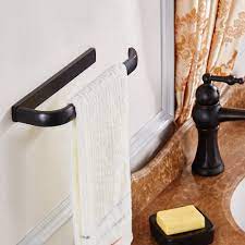 Free shipping on orders of $35+ and save 5% every day with your target redcard. Vintage Bath Towel Holder Bar Oil Rubbed Bronze Kitchen Bathroom Dish Towel Clothes Open Ring Hanger Heavy Duty Brass Wall Mounted Black Towel Shelf By Blissporte Hongxuan Trade