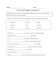 Englishlinx Com Context Clues Worksheets Context Clues Context Clues Worksheets Conjunctions Worksheet