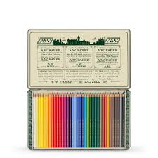 Faber Castell Polychromos Pencil 111th Anniversary Limited Edition Metal Tin Set Of 36