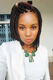 30 Short Box Braids Hairstyles For Chic Protective Looks #box braids #short box braids #protectivestyles #glasses #red lips #eyebrows on fleek #nose ring #girl #beauty. 30 short box braids hairstyles for chic