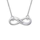 Collier infini argent a graver