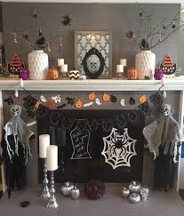 90 Halloween Mantel Decorating Ideas That Will Spruce Up Your Fireplace Setting Hike N Dip Target Halloween Decor Halloween Mantel Halloween Mantel Decor
