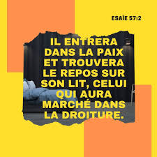La Bible Verset Illustre Esaie 57 2 Priere Chretienne Proverbes Et Citations La Bible