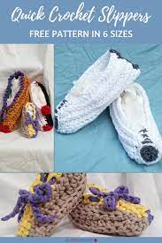 Find an awesome collection of 10 free crochet doily patterns to decorate your home. Quick Crochet Slippers Free Pattern In 6 Sizes Crochet Slippers Free Pattern Crochet Slippers Quick Crochet