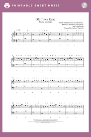Old Town Road By Lil Nas X Piano Sheet Music Rookie Level Piano Sheet Music Letters Sheet Music Flute Sheet Music