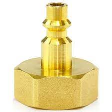 These all brass fittings can be connected to an air compressor and then to either a pipe threaded riser or fitting or an independent hose spiget. Buy Winterize Sprinkler Systems And Outdoor Faucets Air Compressor Quick Connect Plug To Female Garden Faucet Blow Out Adapter Fitting Solid Lead Free Brass Online In Turkey B017ckukhs