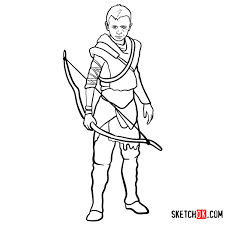 For the majority of the game, kratos is haunted by his past. How To Draw Atreus God Of War Sketchok