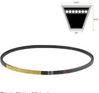 Kozelo 2uds A-660Li/A26 Transmisión Trapezoidal Correa [13mm Ancho X 8mm  Altura] A-Sección Caucho Transmisión Correa Envuelta Para Transmisión Uso  ...