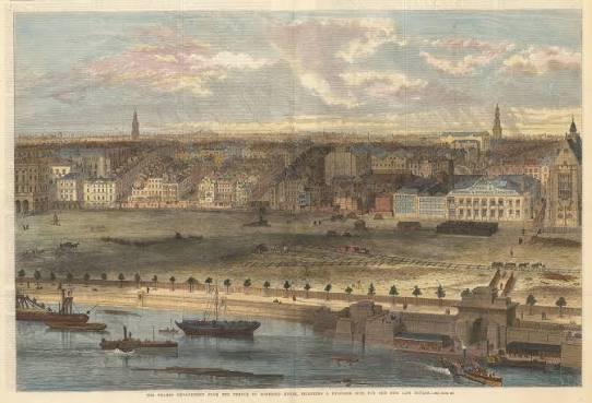 Illustrated London News (ILN), London - Thames Embankment, 1869 | The Map House