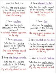 Free Grammar Games Subject And Predicate Simple Subject And Predicate Grammar Games