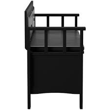 A dark black finish allows this piece. Linon Carlton Padded Bench Black 17 25 Inch Seat Height Walmart Com Walmart Com