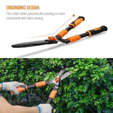 Xbke Hedge Shear10 Inch Wavy Blade With Skid Handle25 Inch Heavy Duty Manganese Steel Garden Hedge Shearshedge Trimmer For Hedges Garden Hedges Trimmers Hedges