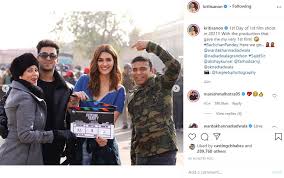 Акшай кумар, крити сэнон, жаклин фернандес. Kriti Sanon Kick Starts Her First Shoot Of 2021 With Bachchan Pandey
