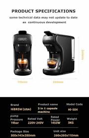 Shop nespresso coffee machines online. Review Hibrew 3 In 1 Multi Function Espresso Machine