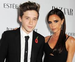 22, born 4 march 1999. Victoria Beckham Posing Affectionately With Son Brooklyn Beckham At Harper S Bazaar Awards Lainey Gossip Entertainment Update