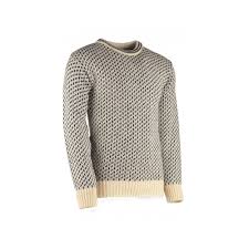 Ullgensere laget i norge av norsk ull til barn, dame og herre. Islender Genser Dover 100 Ull Lys Beige Miller Rayner
