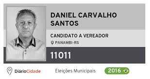 Последние твиты от daniel de carvalho (@decarvalho_lab). Daniel Carvalho Santos 11011 Pp Candidato A Vereador Panambi Rs