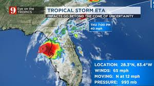 (wtxl) — the national weather service in tallahassee has issued a severe thunderstorm warning for the big bend area. Tropical Storm Eta Timeline Wednesday Nov 11 Wftv