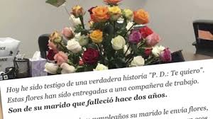 Maybe you would like to learn more about one of these? Recibe Un Ramo De Flores De Su Difunto Esposo Una Historia Que Te Va A Emocionar