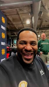 It’s great to be kicking off the National Championship festivities at  @dickssportinggoods #goirish☘️