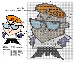 From modern and abstract to classical fine art and vintage cross stitch designs. Cool Dexter Cross Stitch Pattern From Dexter S Laboratory Free Cross Stitch Patterns Simple Unique Alphabets Baby