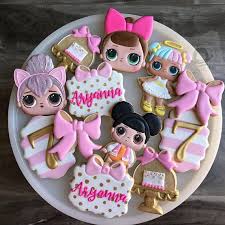 Anyone who has girls at home knows that lol are the darlings of the moment. Lol Suprise Doll Cookies Birthday Set Lol Dolls Cookies Lol Suprise Birthday Party 6th Birthday Cakes Lol Surprise Birthday Party
