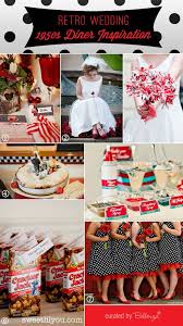 Retro Wedding Theme 1950 S Diner Inspiration Board Creative And Fun Wedding Ideas Made Simple Retro Wedding Theme Retro Wedding Retro Bridal Showers