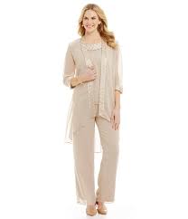 Le Bos Evening 3 Piece Chiffon Pant Set Dillard S Evening Dress Pants Chiffon Pants Grammy Dresses