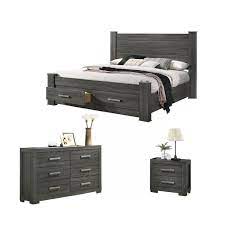 Nartuni 3 Piece Bedroom Set Bedroom Furniture Sets Bedroom Set Furniture