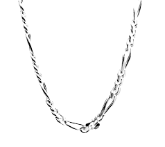Beautiful Elegant Figarucci Design 23 Inch Sterling Silver Estate Chain Necklace Lengths Modern Necklaces Necklace