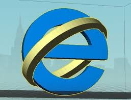 Available in png and svg formats. 3d Printed Microsoft Internet Explorer Icon Dual By Michaeledi Pinshape
