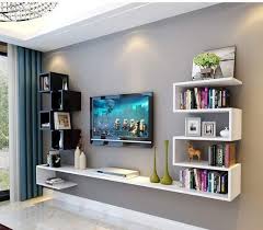 20 Outstanding Ideas For Tv Shelves To Design More Attractive Living Room Tv Room Design Living Room Tv Unit Designs Modern Tv Wall Units