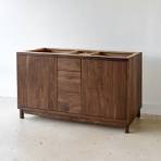 60" Modern Wood Vanity / Double Sink