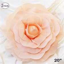 Check spelling or type a new query. 20 Giant Rose Diy 3d Artificial Flowers For Wedding Room Wall Decoration Blush Pack Of 2