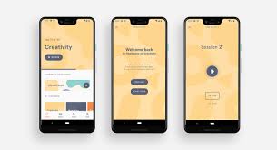 The app now offers a new tab labeled sleep, and that's something new since my last visit. Headspace Ux Design Voluntary Project Oh Yulia