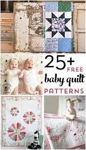 The ribbons and bows baby quilt is the perfect pattern for framing a fabric panel or appliqué center. 25 Free Baby Quilt Patterns Tutorials Polka Dot Chair