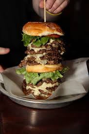 A Burger Tower Food Yummy Food Gourmet Burgers