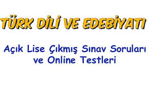 .çıkmış sınav soruları ve online testleri dersi, açık lise sınavlarında her dönem 8 ortak ve 4 seçmeli dersten çıkan 20 soru yer alan toplam 12 açık lise (541) türk dili ve edebiyatı 1 testi (nisan 2019). Acik Lise Turk Dili Ve Edebiyati 3 Test 1 Acik Lise Aol Test Acik Lise Aciklise Acik Lise Ders Secimi Acik Lise Ders Kitaplari Acik Lise Ders Notlari Www Aol Meb Gov Tr Acik Lise