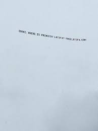 The united arab emirates (uae) said friday that princess latifa, one of the daughters of the ruler of dubai, was being cared for at. Latifa Bint Mohammed Al Maktoum Wikipedia